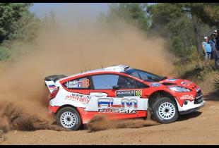 Первый подиум Новикова в WRC